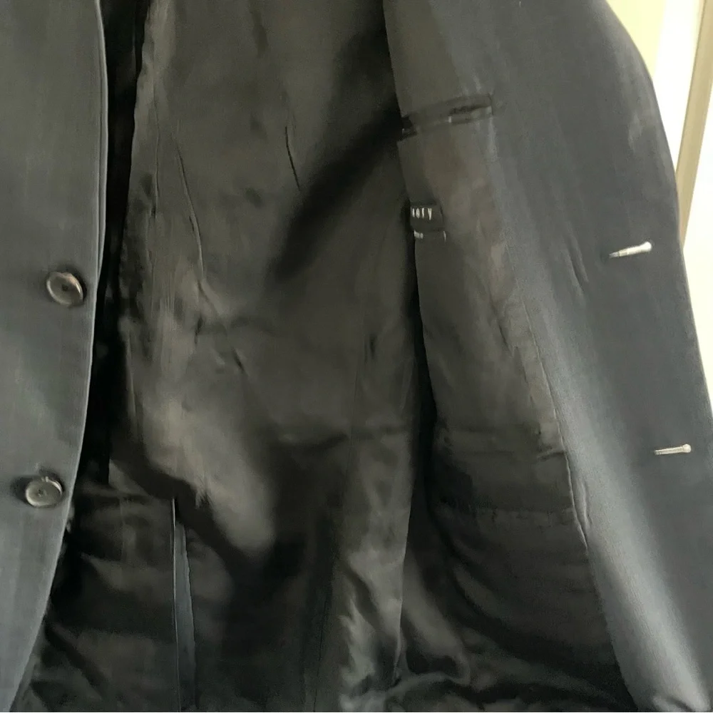 Theory Men's Dark Gray Single Breasted Blazer Regular Fit Suit Jacket 20371